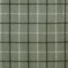 Plaid Rod Pocket and Back Tab Curtain Panel with Fleece Lining