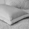 Embroidered Medallion Faux Fur Ultra Plush Comforter Mini Set