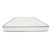 6 in. Tight Top Pocket Spring Mattress in a Box, Queen, Soft Foam Mattress for Bed Frames, White