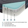 8" Full Size Bed Mattress Gel-Infused Memory Foam Hybrid Mattress, Dark Gray, Mattress in a Box, Firm Comfort Mattress