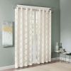 Fretwork Burnout Sheer Curtain Panel(Only 1 Pc Panel)