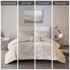 4 Pcs Velvet Comforter Set with Throw Pillow(Twin/Twin XL)