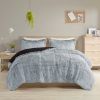 Shaggy Long Fur Comforter Mini Set