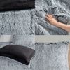 Shaggy Long Fur Comforter Mini Set