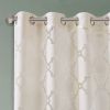 Fretwork Burnout Sheer Curtain Panel(Only 1 Pc Panel)